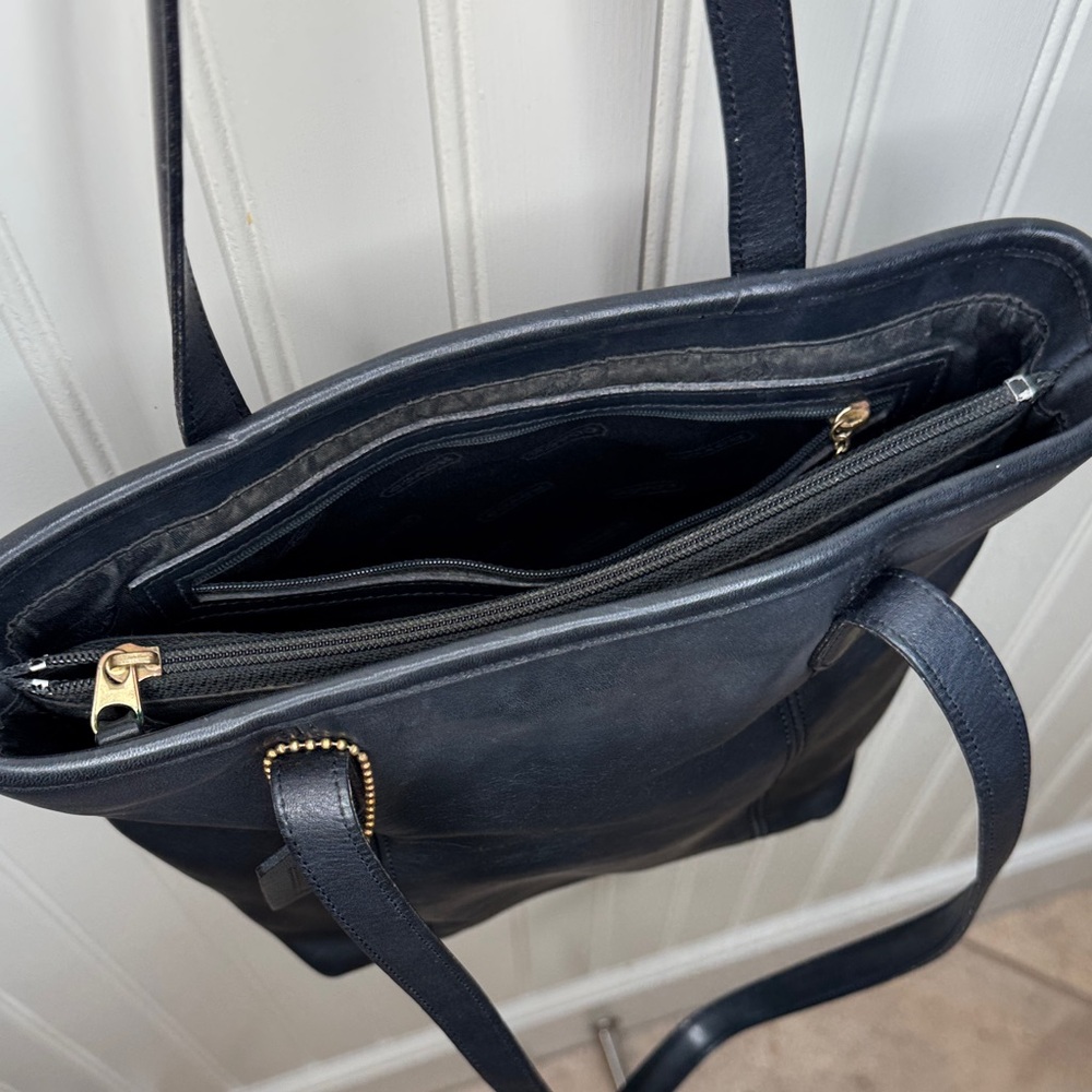 COACH Vintage Leather Legacy Lunch Tote Shopper 9077‎ Two Strap Shoulder Bag - Picture 7 of 17